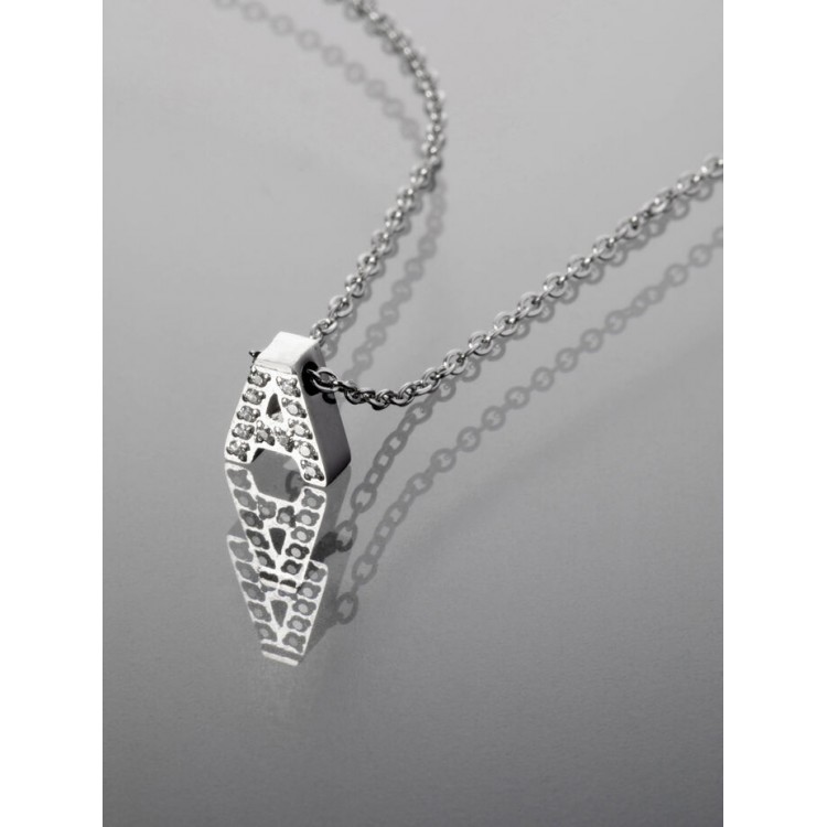 Prosperk Řetízek z chirurgické oceli s písmenkem A S5129