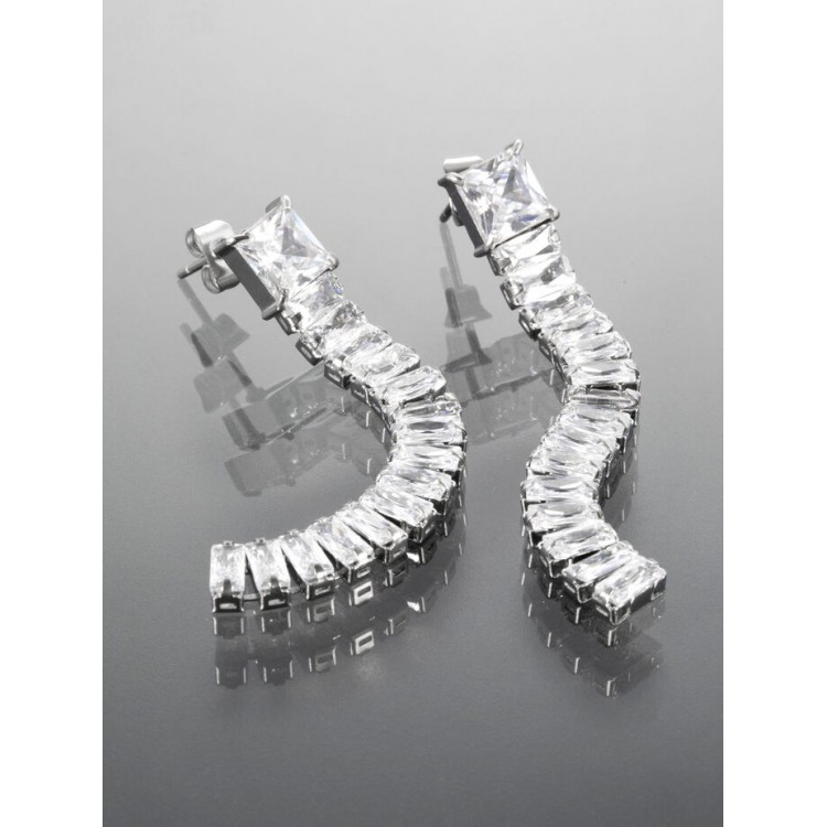 Prosperk Nepřehlédnutelné visací dlouhé náušnice S5249