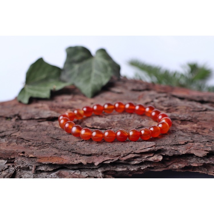 Prosperk Náramek z minerálů Karneol S5344