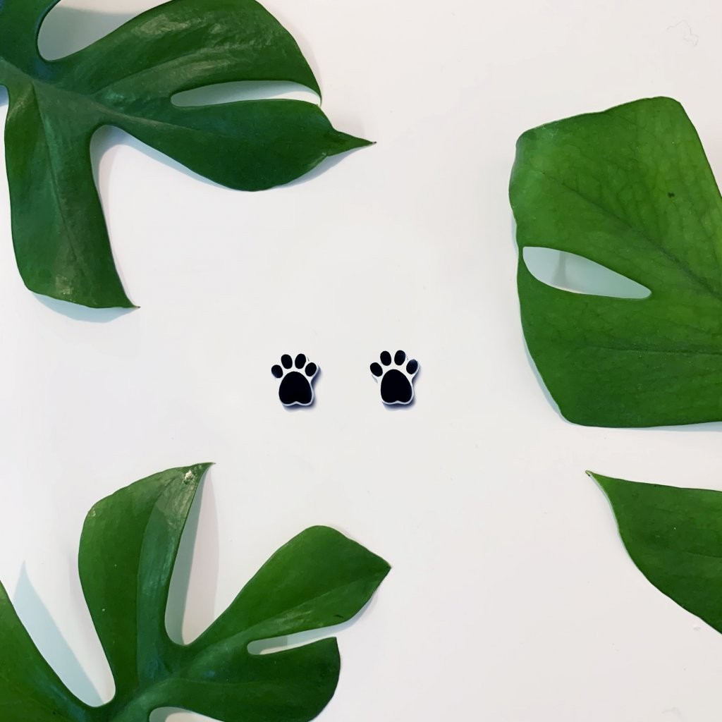 Náušnice Bramboo Tlapky 28784