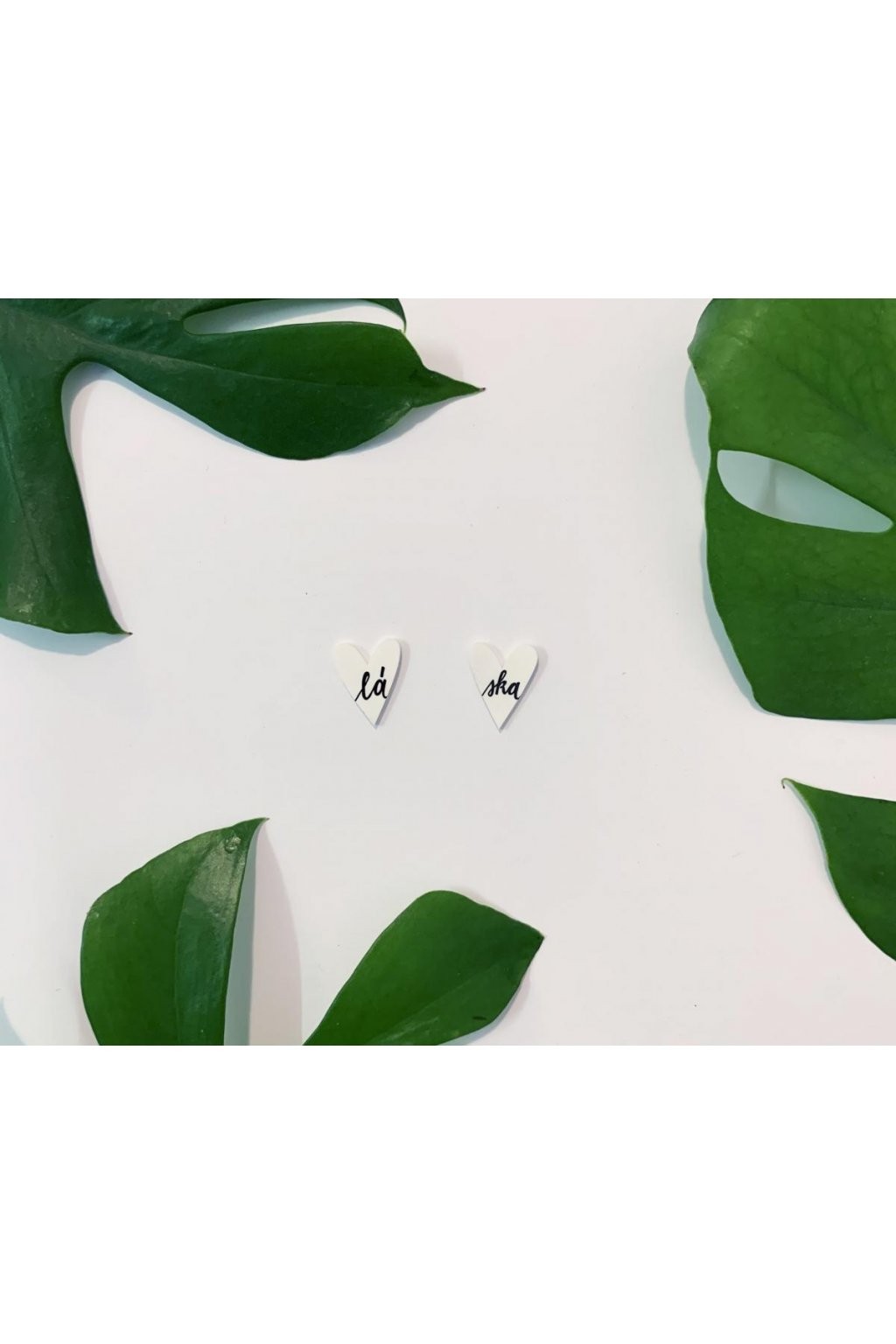 Náušnice srdce láska Bramboo 28853