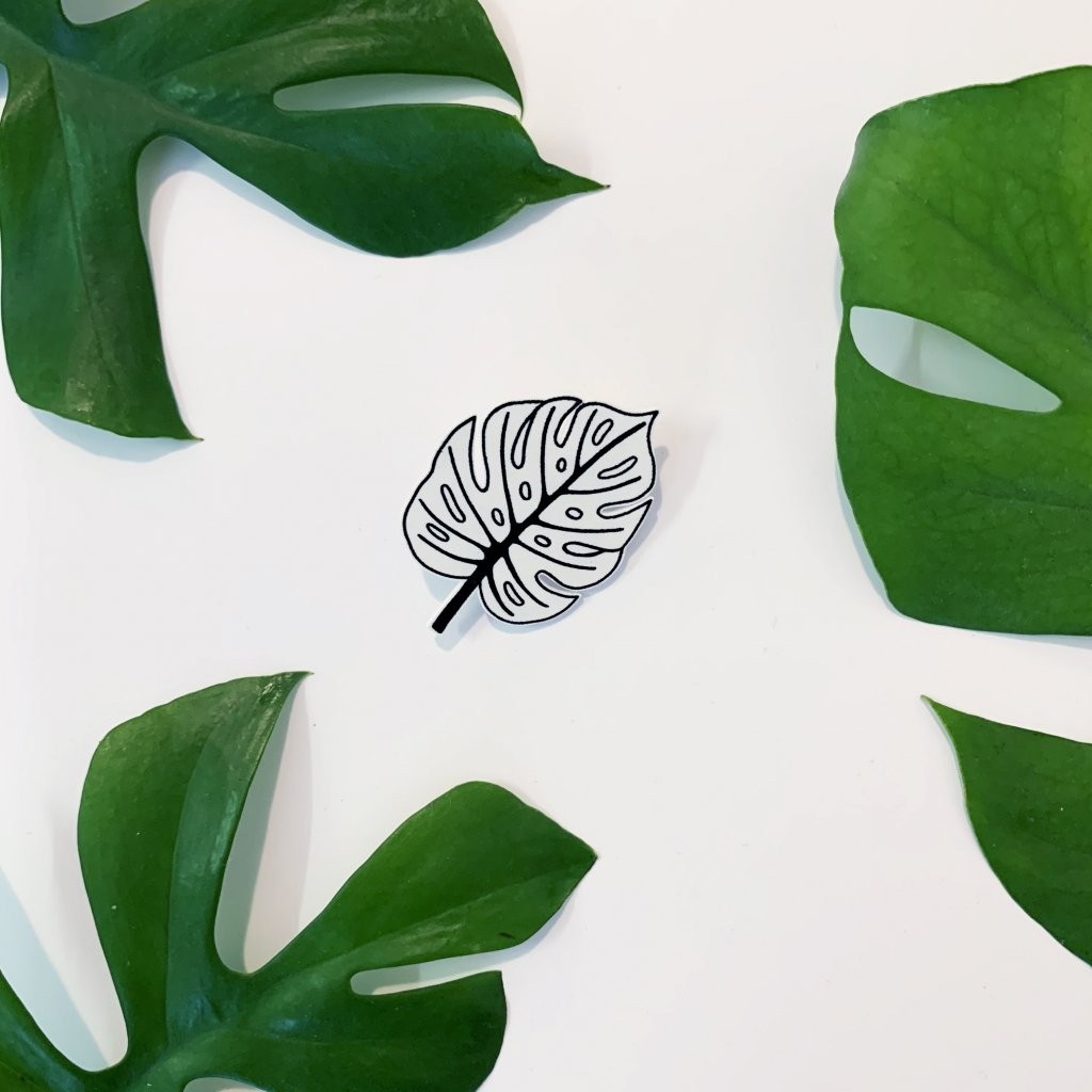Brož Monstera - Bramboo 28871