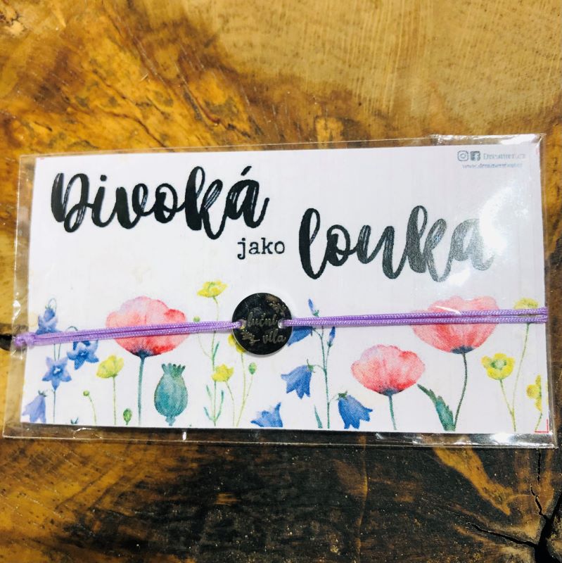 Dreamer Provázkový náramek Divoká jako louka 29588