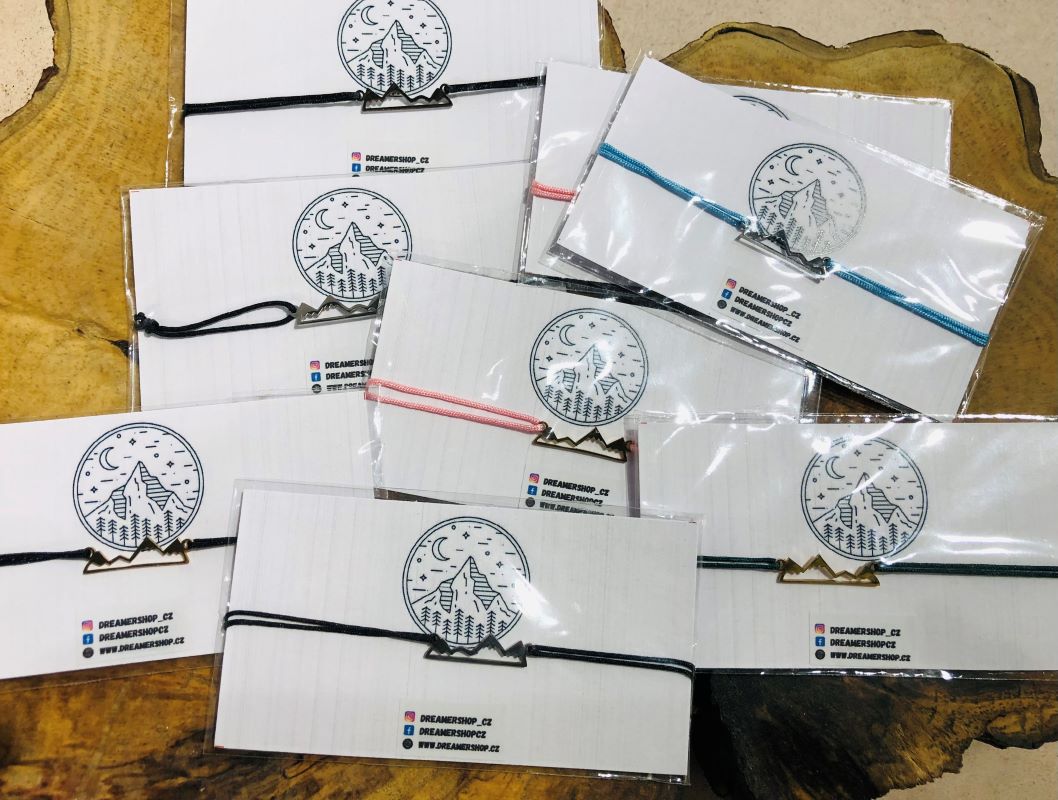 Dreamer Provázkový náramek Hory 29591