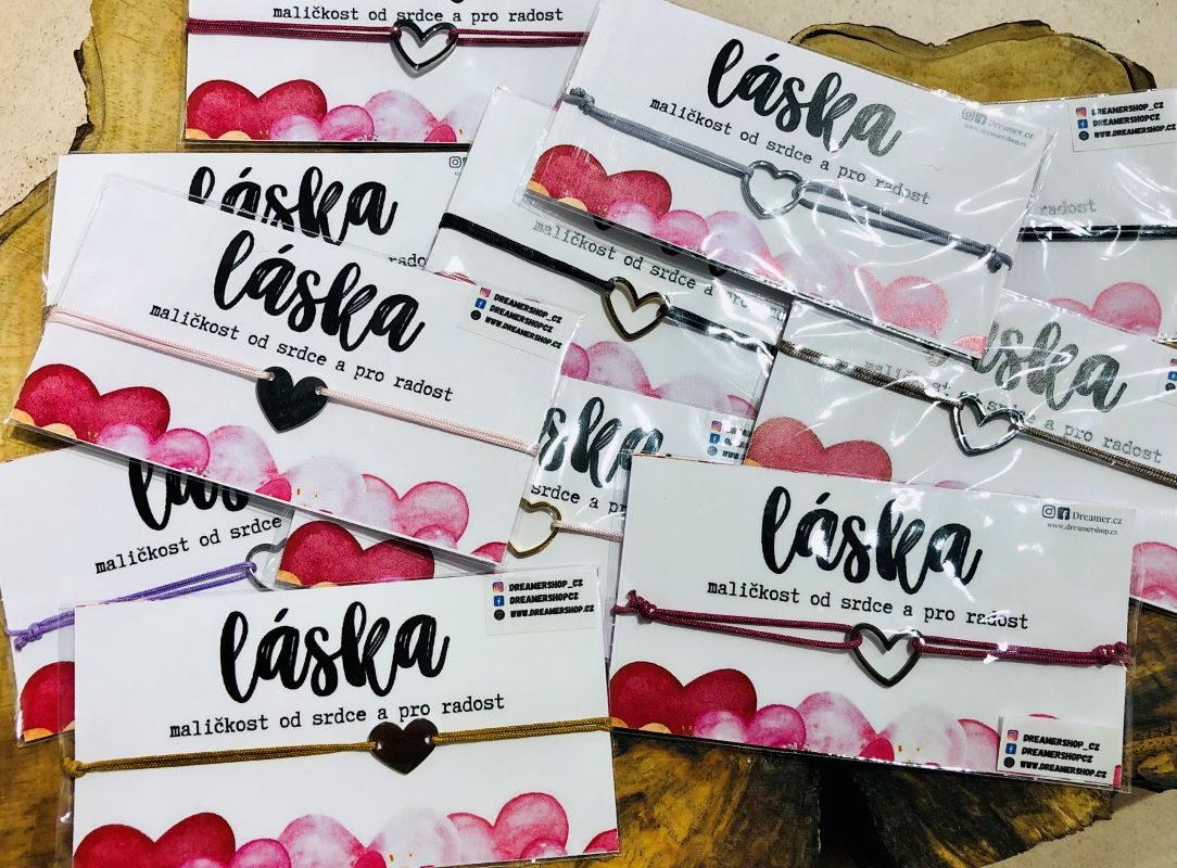 Dreamer Provázkový náramek Láska 29597