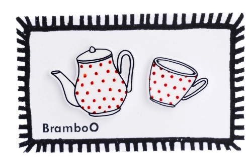 Náušnice kávička - Bramboo