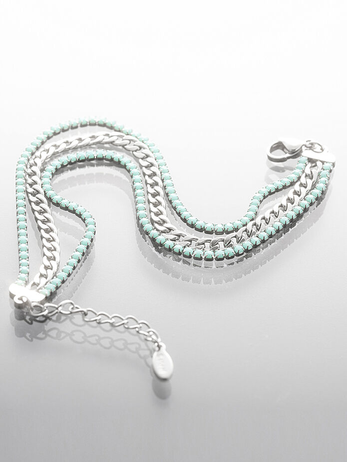 Prosperk Náramek třívrstvý tyrkysový