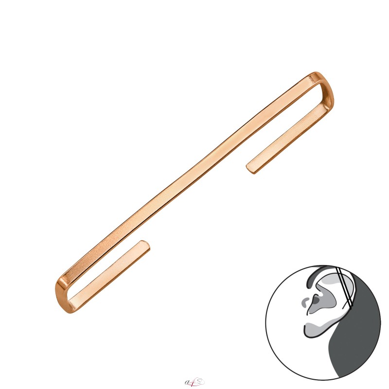 Prosperk Náušnice spinka záušnice Barva: Stříbrná