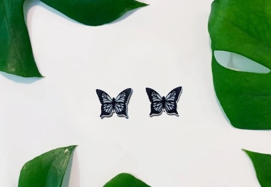 BramboO Náušnice motýl