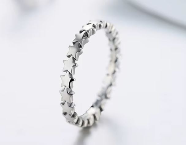 Prosperk Prstýnek z hvězdiček Velikost prstenů: 7 (EU: 54-56)