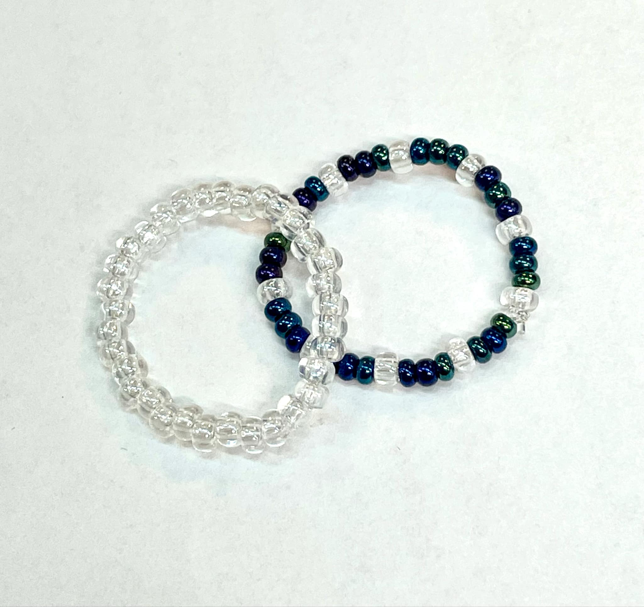 Nanny Prstýnek z korálků duhový