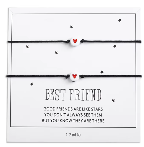 Prosperk Šňůrkový náramek best friend 2ks