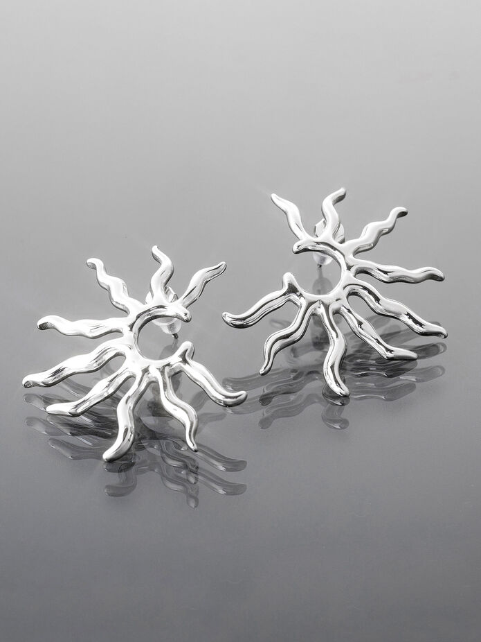 Prosperk Výrazné náušnice sluneční paprsky