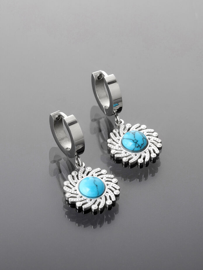 Prosperk Náušnice sun tyrkenit Barva: Zlatá