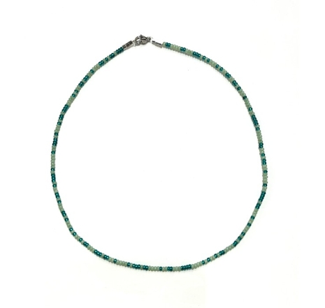 Prosperk Náhrdelník choker z korálků zelený - Nany
