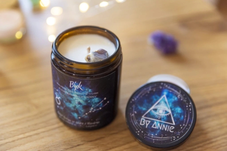Astrologická sójová svíčka Býk 180ml - By Annie