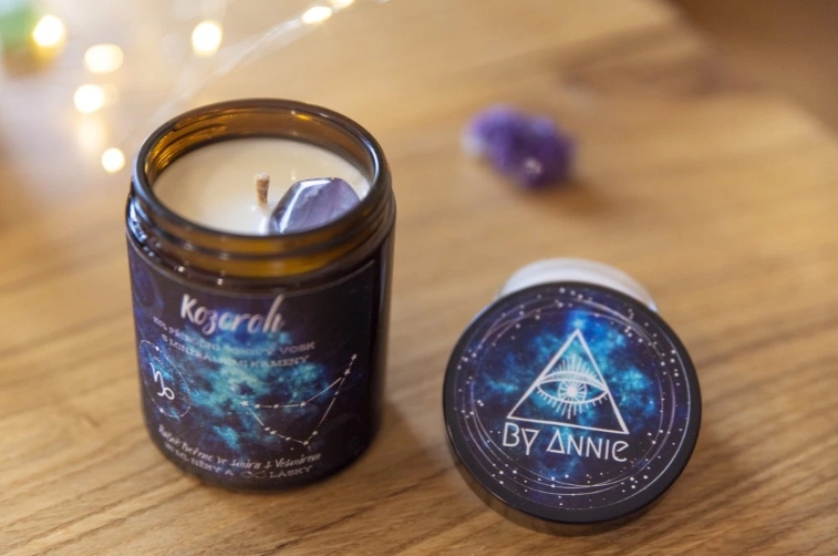 Astrologická sójová svíčka Kozoroh 180ml - By Annie