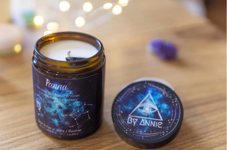 Astrologická sójová svíčka Panna 180ml - By Annie