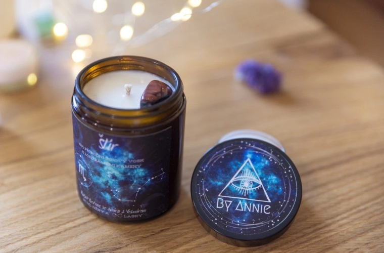 Astrologická sójová svíčka Štír 180ml - By Annie