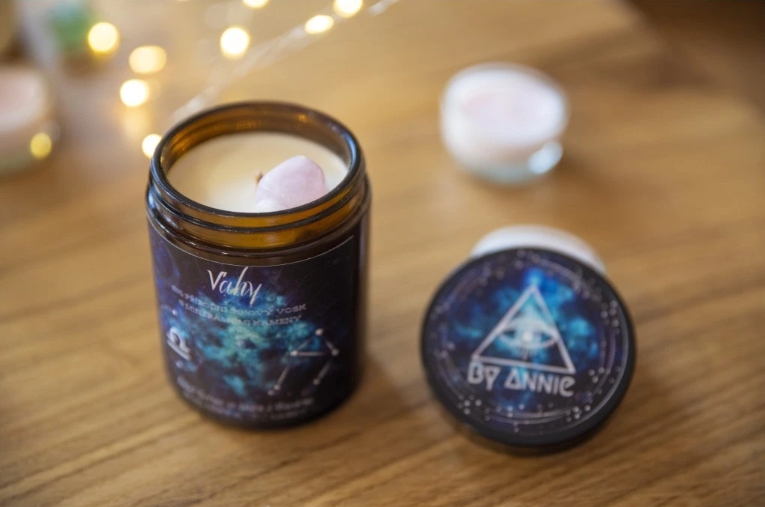 Astrologická sójová svíčka Váhy 180ml - By Annie