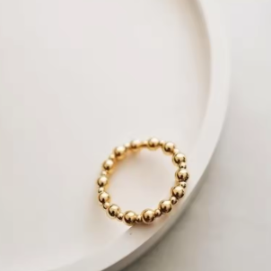 Prosperk Kuličkový prstýnek z oceli Barva: Stříbrná