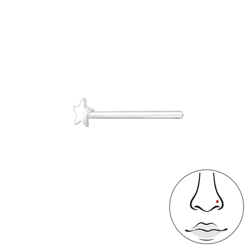 Prosperk Náušnice do nosu hvězdička