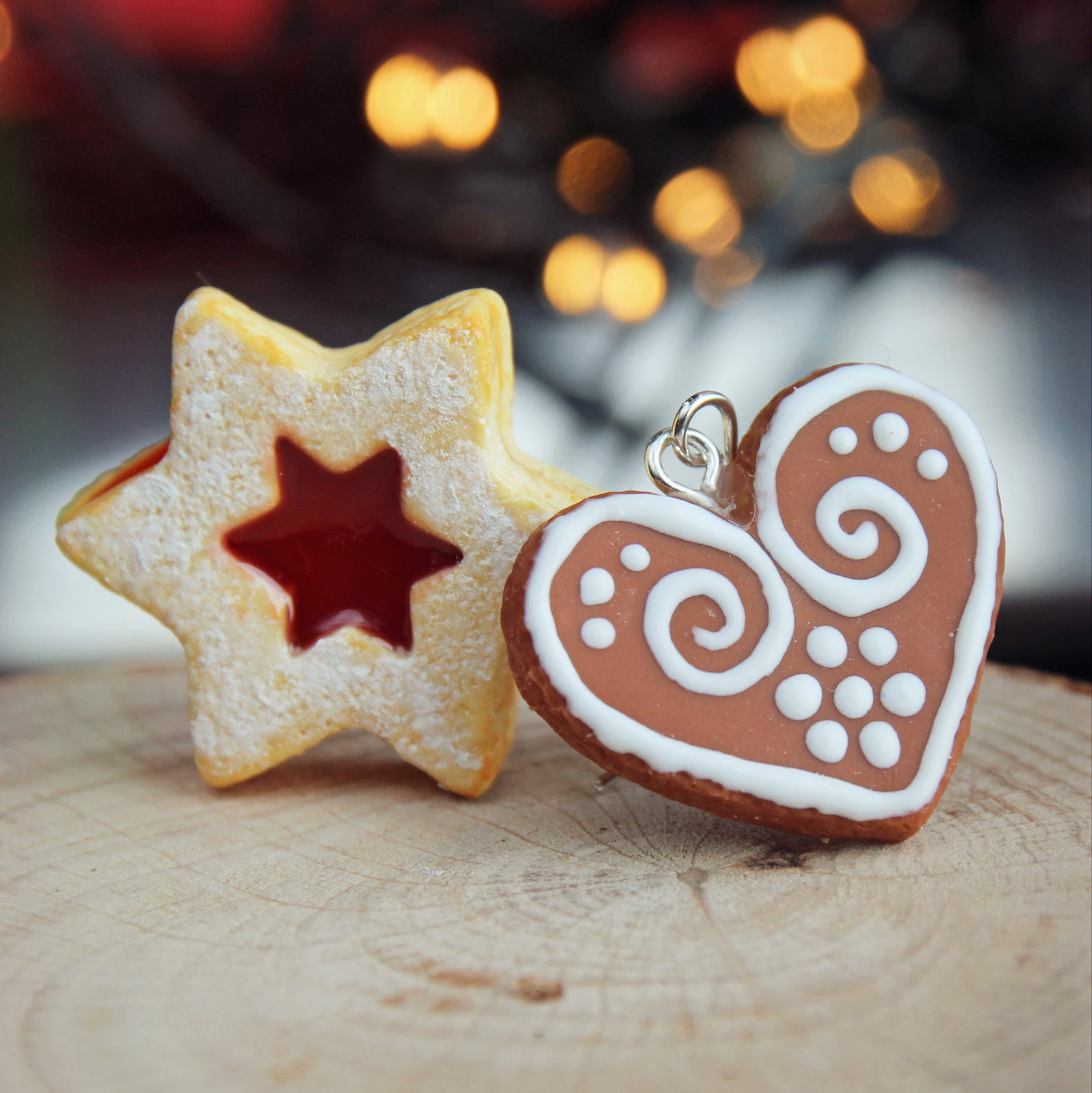 Prosperk Náušnice linecké a perníček