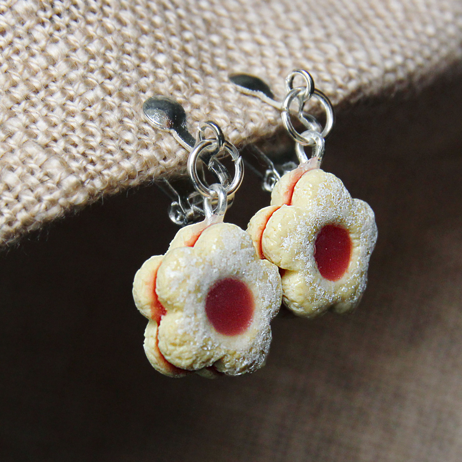 Prosperk Náušnice linecké klipsy