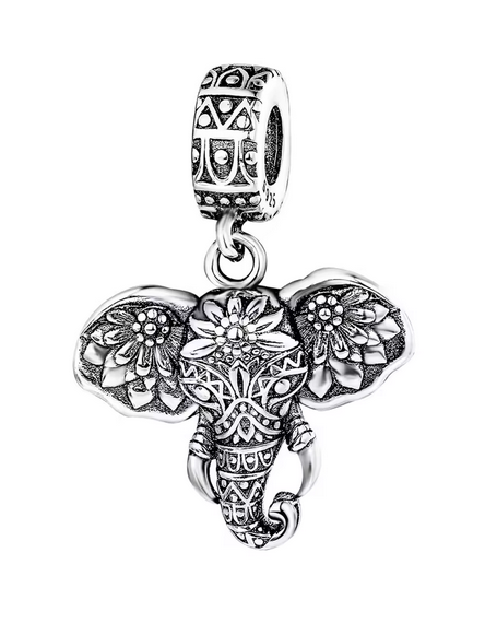 Prosperk Stříbrný korálek na náramek slon S1606