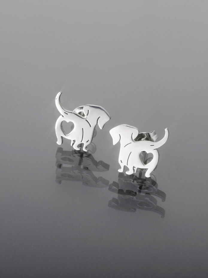 Prosperk Vtipné náušnice pejsek S4609