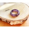 Prsten z minerálu - Ametyst