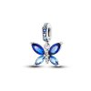 Korálek na náramek modrý motýl
