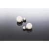 Náušnice pecky ocelové perličky oboustranné