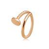 Prsten ocelový hřebík rose gold