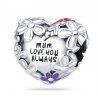 Korálek na náramek - mum love you always O