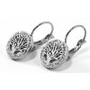 Náušnice ocelové strom života