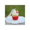 Řetízek s přívěskem Fimo - cupcake s jahodou