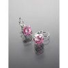 Náušnice Swarovski světle růžové