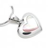 Řetízek ocelový s přívěskem srdíčko
