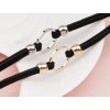 Náhrdelník Choker černý se zlatým Propojení