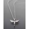 Luxusní náhrdelník z chirurgické oceli anděl