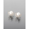 Náušnice puzetové perličky s kamínky
