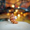Prsten Fimo - Croissant s čokoládou