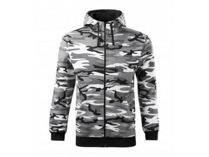 Camo Zipper - Mikina pánská