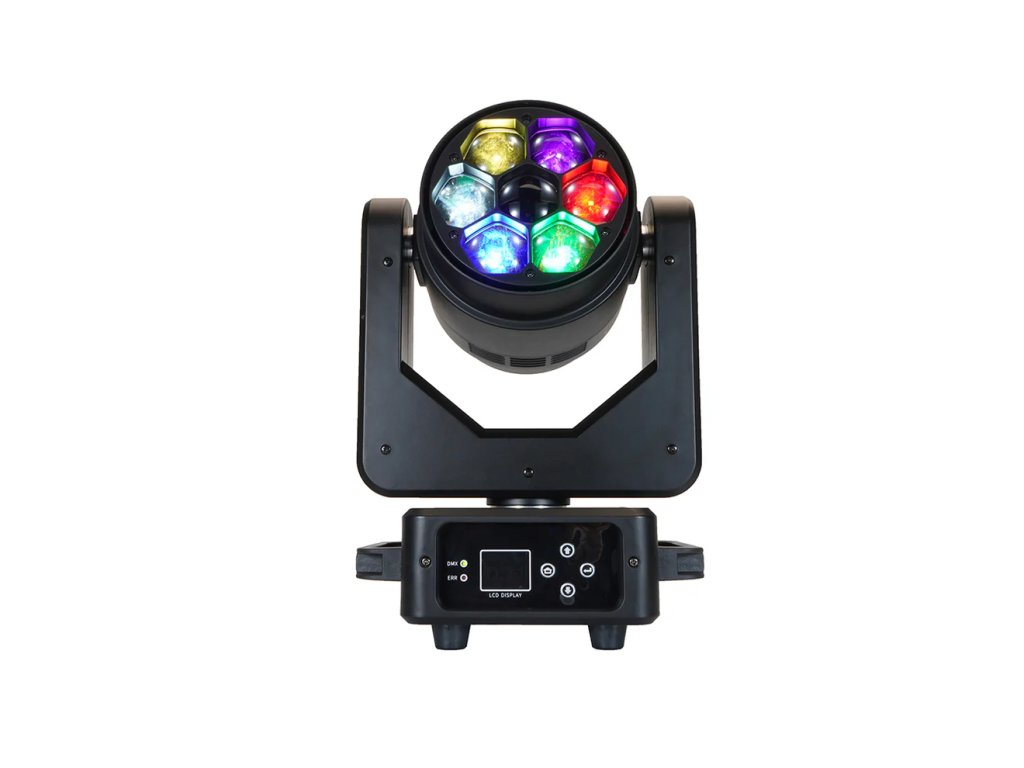 JMS WEBB Otočná hlava BEAM+WASH LED 7x20W RGBW