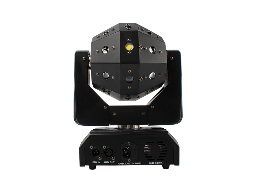 SHEHDS Otočná koule BEAM&LASER&STROBE LED 16x3W RGBW