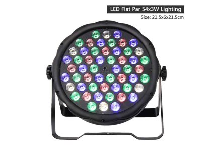 SHEHDS Slim Par světlo LED 54x3W RGBW