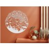47069 5 drevena mandala na stenu vychod slnka