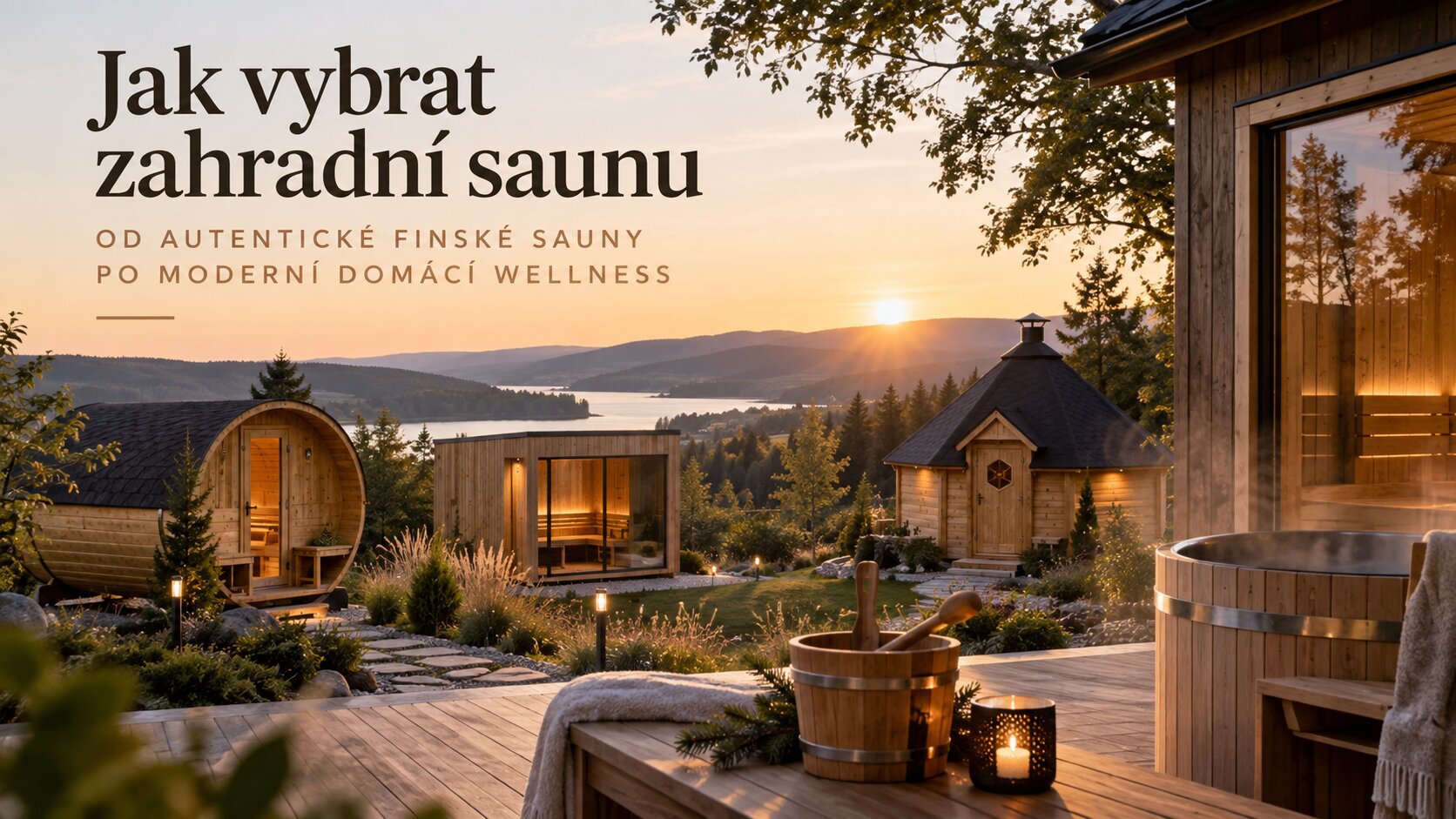 Jak vybrat zahradní saunu: od autentické finské sauny po moderní domácí wellness