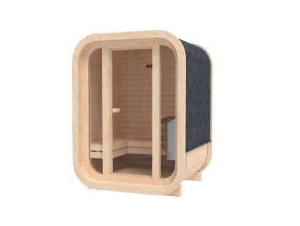 zahradni sauna mini square borovice vizualizace